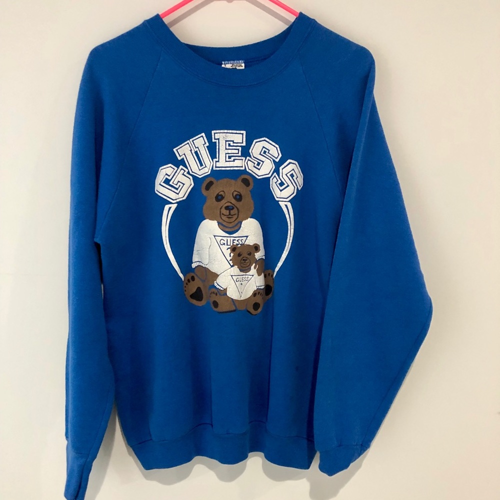 Vintage GUESS crew neck sweatshirt 80’s
